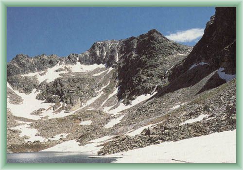 Rysy from �abie Mountain Lake