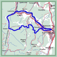 Cycling routes - The trace Lubochnianská