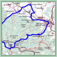 Cycling routes - Cyrcle around Slovakian Paradise