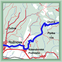 Cycling routes - From Rožňava to Jasov - Rudohorska cycling artery