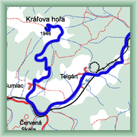 Cycling routes - Liptovská Teplička - Kráľova Hoľa
