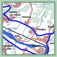 Cycling routes - Žilina - Krasňany - Žilina