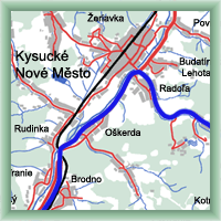 Cycling routes - Kysucké Nové Město - Kotrčiná Lúčka - Žilina - Kysucké Nové Město