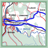 Cycling routes - Zvolen - Dúbravy - Zvolen
