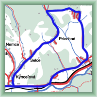 Cycling routes - Banská Bystrica - Podkonice - Banská Bystrica