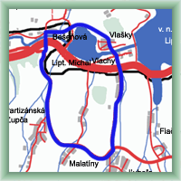 Cycling routes - Bešeňová - Krmeš - Bešeňová