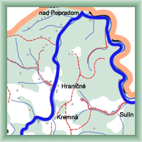 Cycling routes - Mníšek na Popradom - Stará Ľubovňa - Mníšek na Popradom