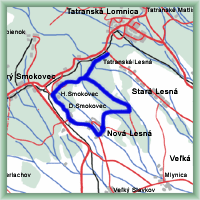 Cycling routes - The circle around Nová Lesná