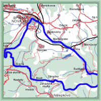 Cycling routes - Gretľa - Poráč - Špišská Nová Ves - Gretľa