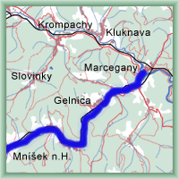 Cycling routes - Hnilec cyckling artery