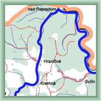 Cycling routes - Prielom Popradu