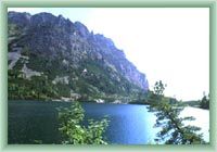 Popradské Mountain Lake