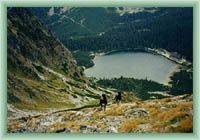 Popradské Mountain Lake