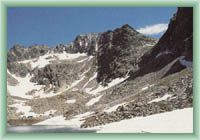 Rysy from Žabie Mountain Lake